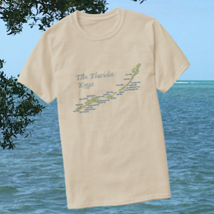 Camiseta Mapa de las teclas de Florida