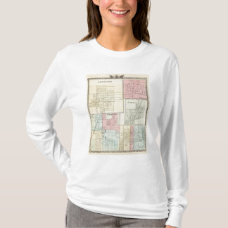 Camiseta Mapa de Litchfield, Carlinsville, Salem