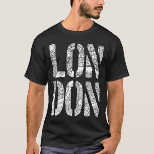Camiseta Mapa De Londres Para Turistas Y Hinchas De Londres