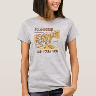 Camiseta Mapa de los barrios de Nueva Orleans, NOLA_HOODS