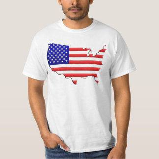 Camiseta mapa de los E.E.U.U.