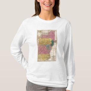 Camiseta Mapa de los estados medios