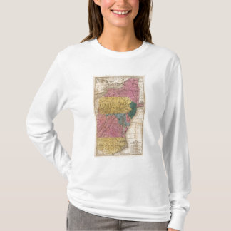 Camiseta Mapa de los estados medios