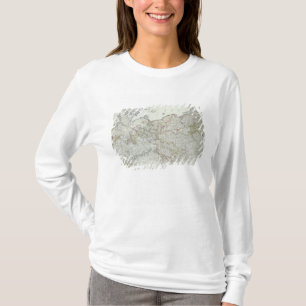 Camiseta Mapa de los estados prusianos en 1799