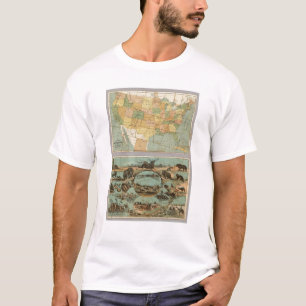 Camiseta Mapa de los Estados Unidos de América 2
