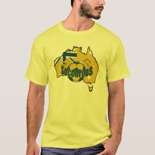Camiseta Mapa de los regalos del logotipo 2010 de Australia
