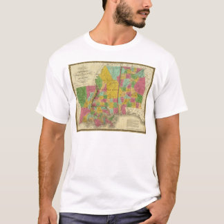 Camiseta Mapa de Luisiana, de Mississippi y de Alabama