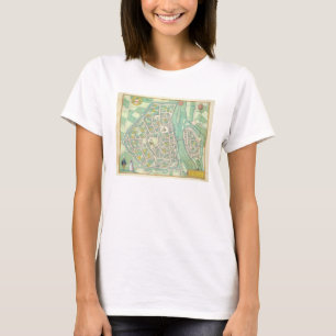 Camiseta Mapa de Maastricht, de 'Civitates Orbis Terrarum