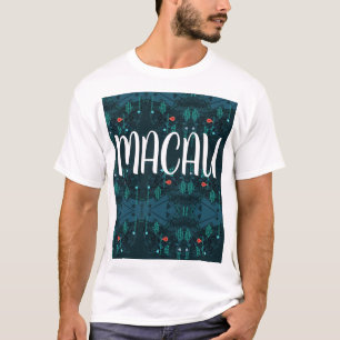 Camiseta Mapa de Macao