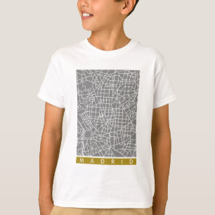 Camiseta mapa de Madrid