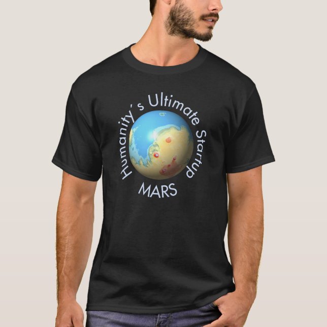 Camiseta Mapa de Mars Mola tras la transformación (Anverso)