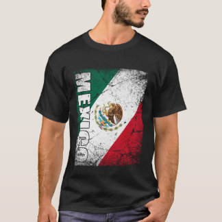 Camiseta Mapa de México, México, Bandera de México, México.