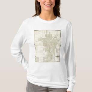 Camiseta Mapa de Milwaukee
