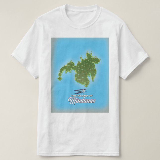 Camiseta Mapa de Mindanao (Diseño del anverso)