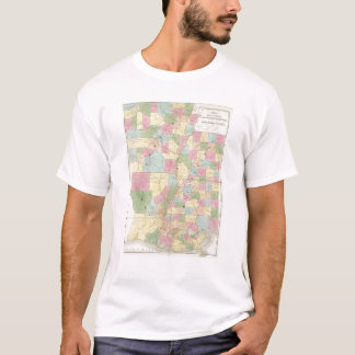 Camiseta Mapa de Mississippi, de Luisiana y de Arkansas