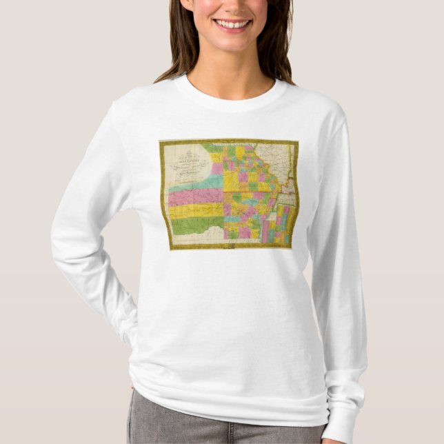 Camiseta Mapa de Missouri (Anverso)