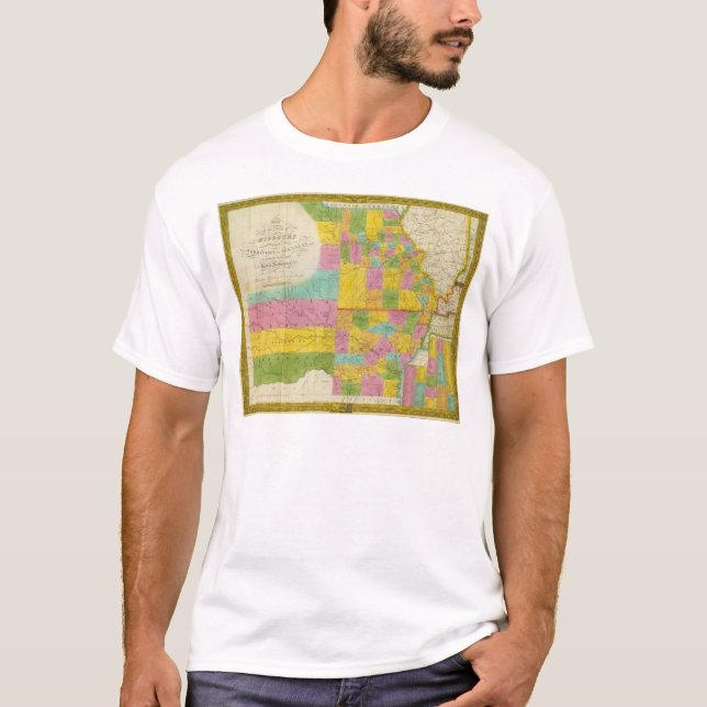 Camiseta Mapa de Missouri (Anverso)