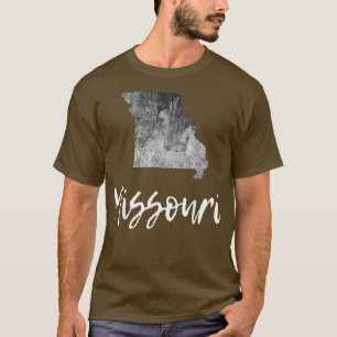 Camiseta Mapa de Missouri MO Estado de origen gráfico de co