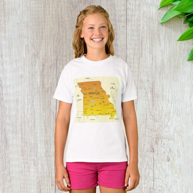 Camiseta Mapa De Misuri (Subido por el creador)