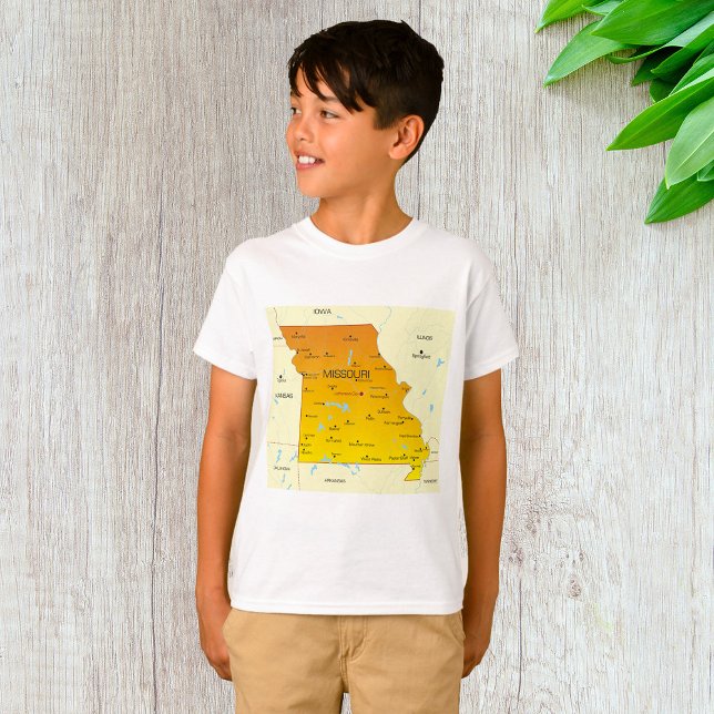 Camiseta Mapa De Misuri (Subido por el creador)