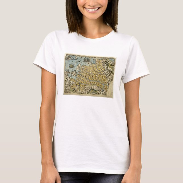 Camiseta Mapa de Nagasaki (Anverso)