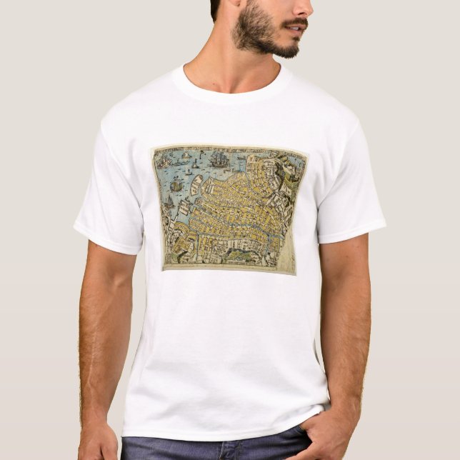 Camiseta Mapa de Nagasaki (Anverso)