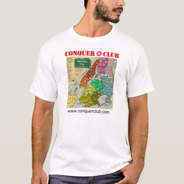Camiseta Mapa de New York City (Anverso)
