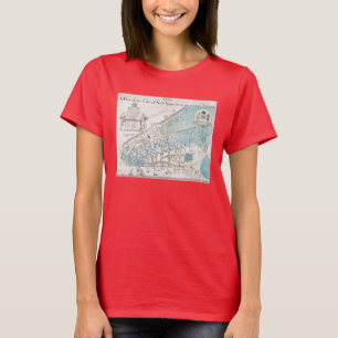 Camiseta Mapa de New York City, 1728