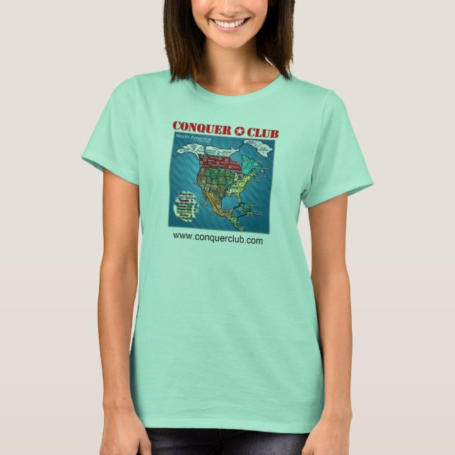 Camiseta Mapa de Norteamérica (Anverso)
