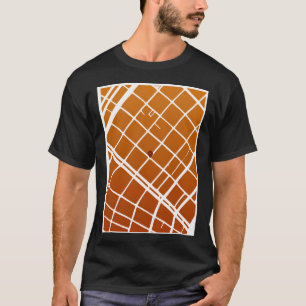 Camiseta Mapa de Nueva Orleans Minimalista de la calle Bour