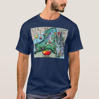 Camiseta Mapa de Nueva York
