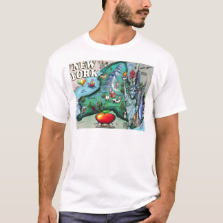 Camiseta Mapa de Nueva York