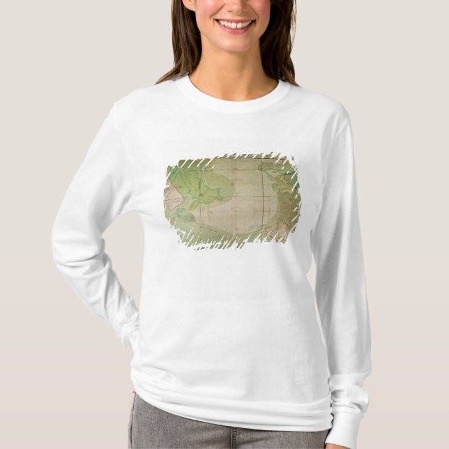 Camiseta Mapa de nuevos descubrimientos (Anverso)