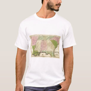 Camiseta Mapa de Olney de los estados sureños