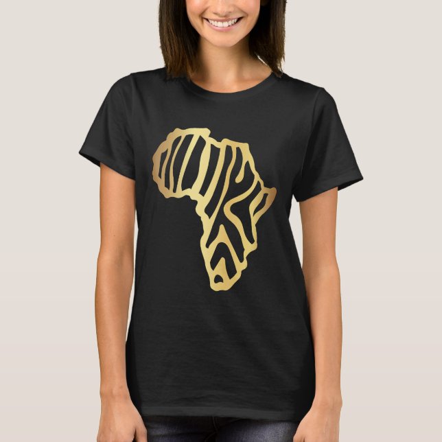Camiseta Mapa de Oro de África 4 (Anverso)