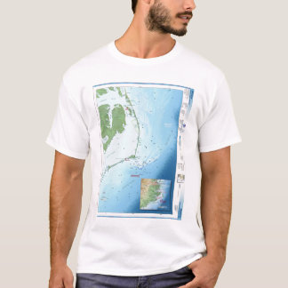 Camiseta Mapa de Outer Banks