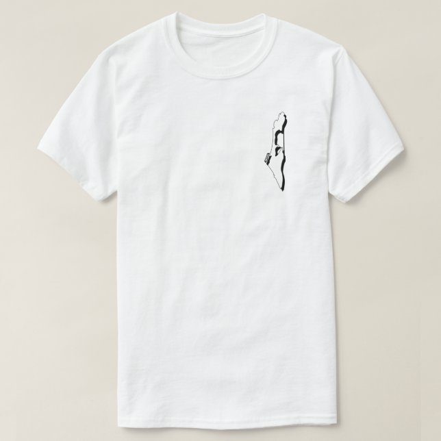 Camiseta Mapa de Palestina (Diseño del anverso)