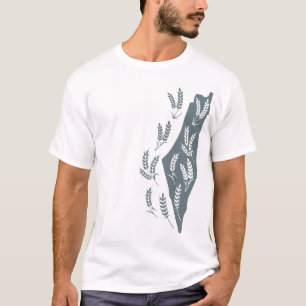 Camiseta Mapa de Palestina Libre Sunbula Resistencia Palest