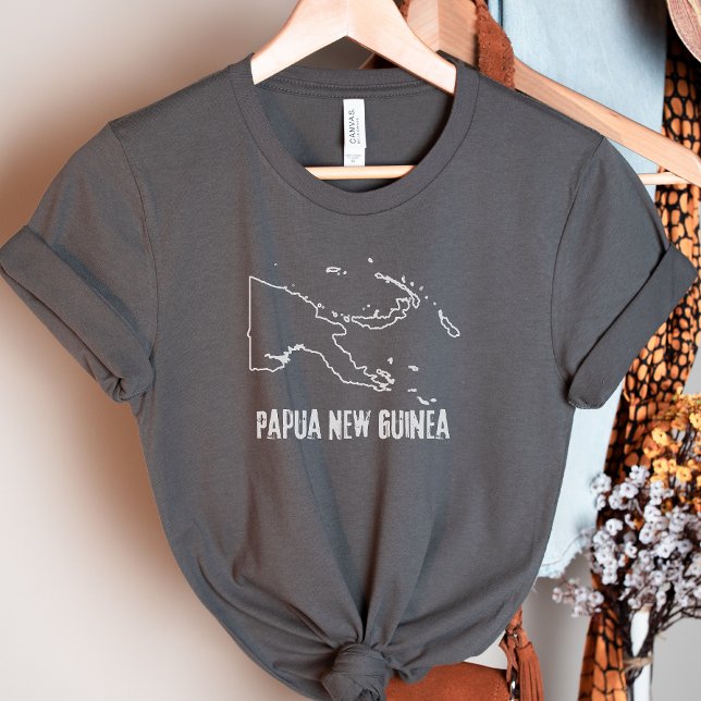 Camiseta Mapa de Papúa Nueva Guinea (Subido por el creador)