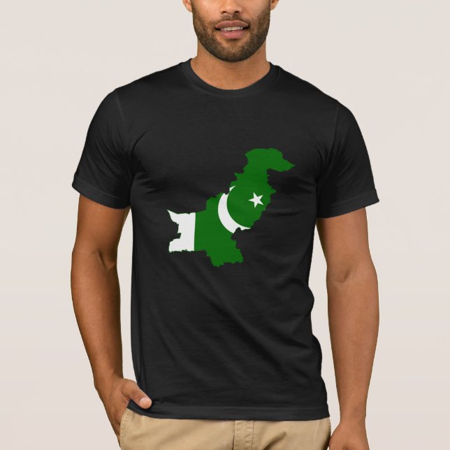 CAMISETA MAPA DE PAQUISTÁN (Anverso)