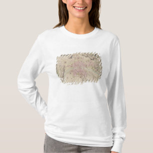 Camiseta Mapa de París y de su cerco