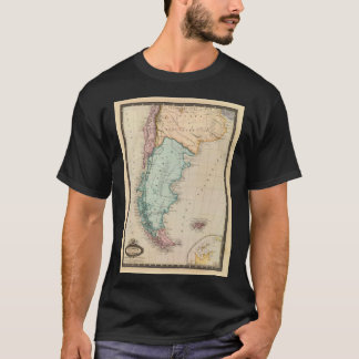 Camiseta Mapa De Patagonia 1860