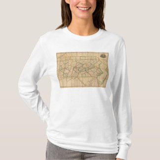 Camiseta Mapa de Pennsylvania