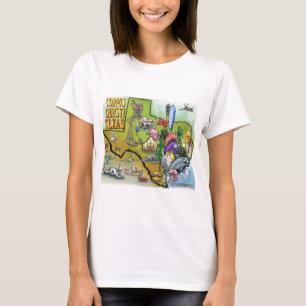 Camiseta Mapa de Personalizados de Corpus Christi Tx