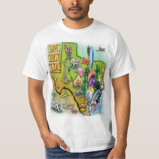 Camiseta Mapa de Personalizados de Corpus Christi Tx