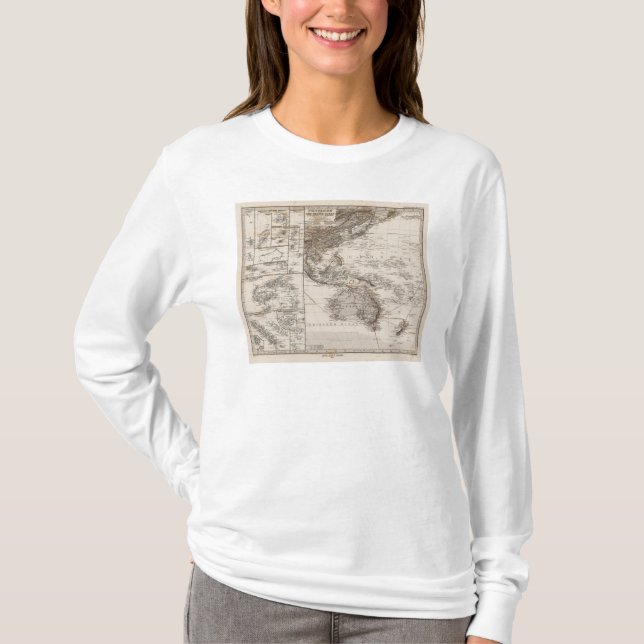 Camiseta Mapa de Polinesia (Anverso)