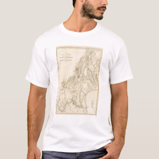 Camiseta Mapa de porciones de Utah