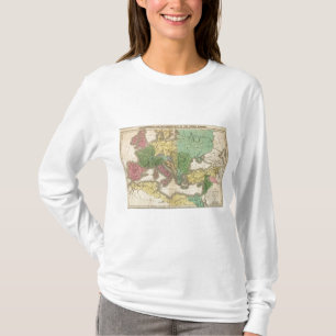Camiseta Mapa de provincias en el imperio romano