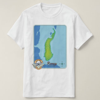 Camiseta Mapa de Raasay Escocia
