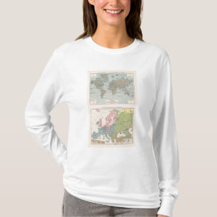 Camiseta Mapa de religiones en Europa